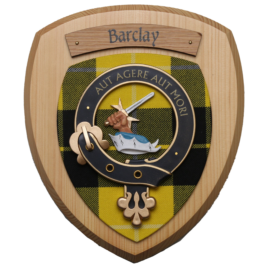 Small Barclay Wall Plaque Light Wood