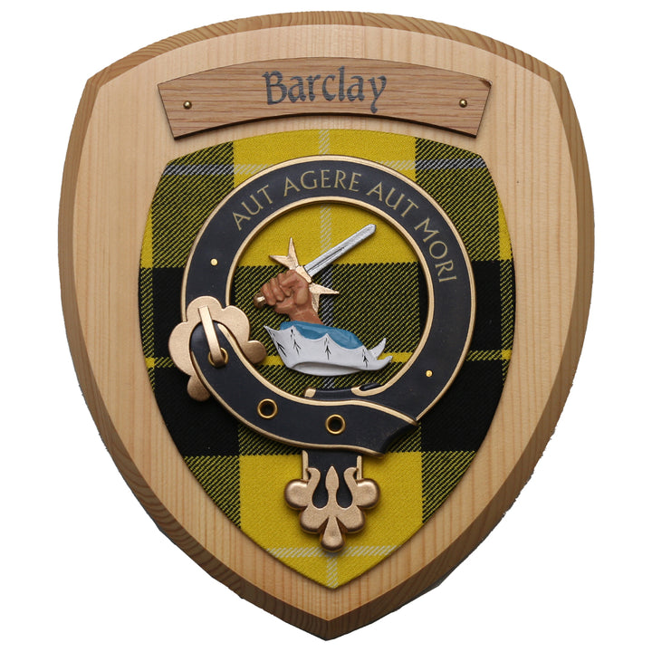 Small Barclay Wall Plaque Light Wood