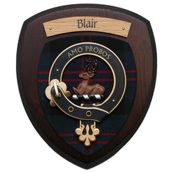 Small Blair Wall Plaque Dark Wood
