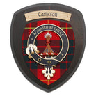 Small Cameron Wall Plaque Dark Wood