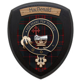 Small MacDonald Wall Plaque Dark Wood
