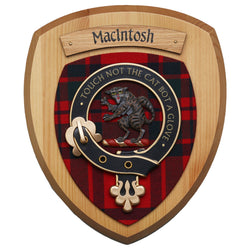 Small MacIntosh Wall Plaque Light Wood