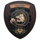 Small MacKellar Wall Plaque Dark Wood