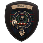 Small MacLaren Wall Plaque Dark Wood