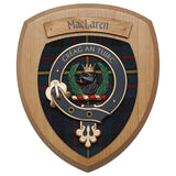 Small MacLaren Wall Plaque Light Wood