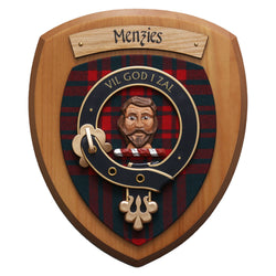 Small Menzies Wall Plaque Light Wood