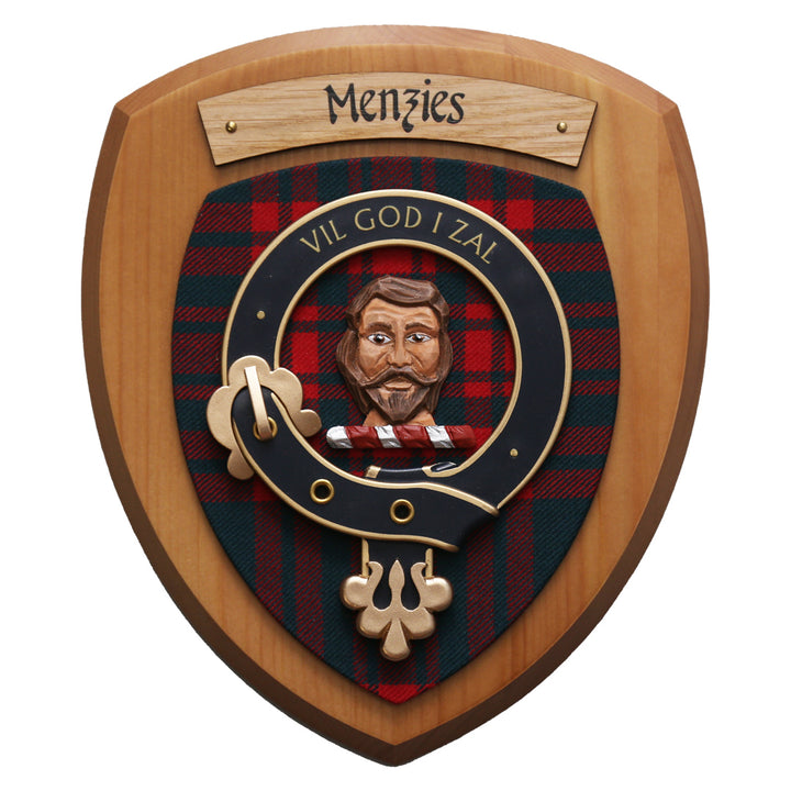 Small Menzies Wall Plaque Light Wood