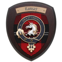 Small Ramsay Wall Plaque Dark Wood