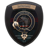 Small Sutherland Wall Plaque Dark Wood