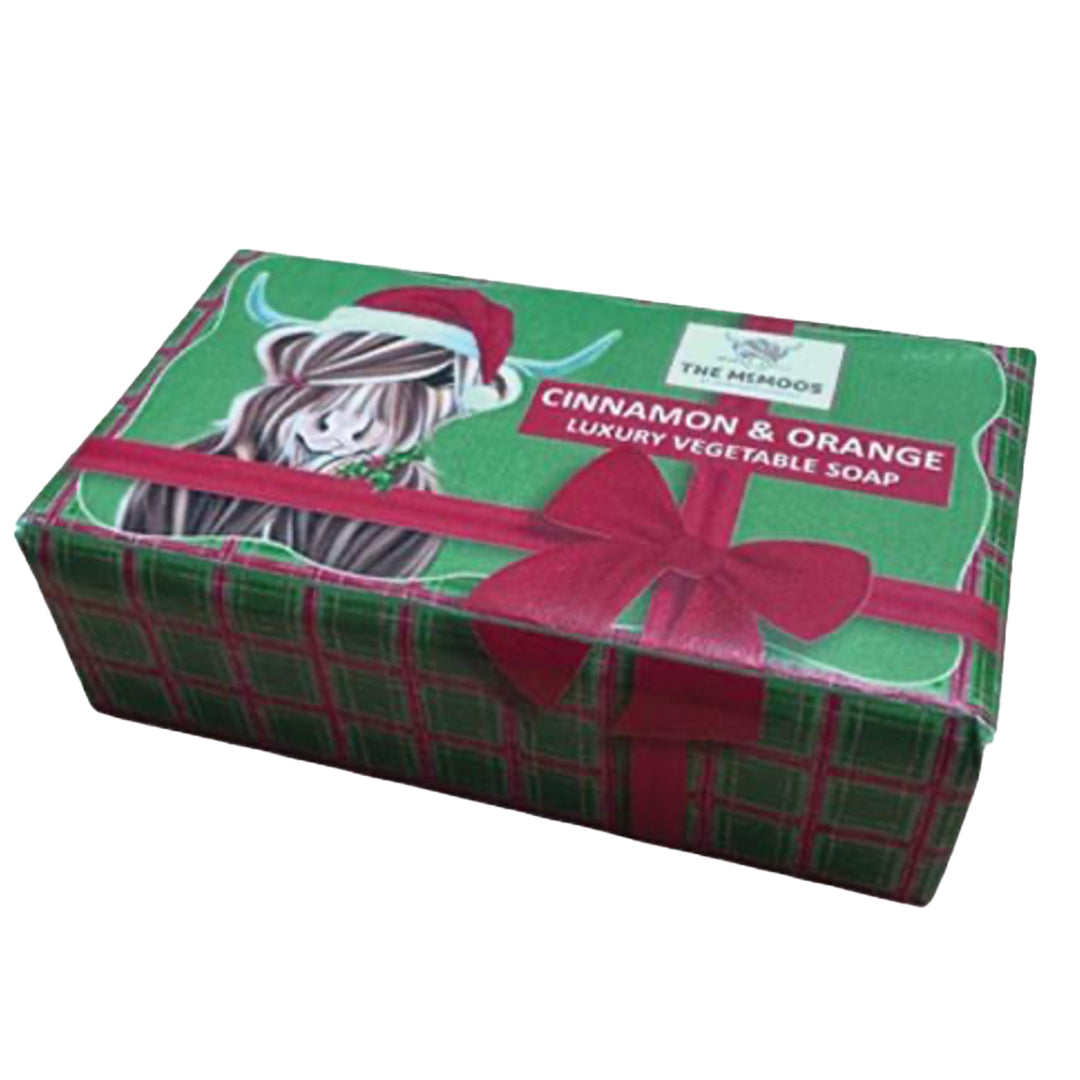 Soap Bar - Christmas Cow (Cinnamon and Orange)