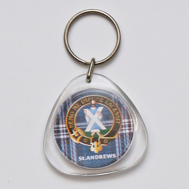 Clan Crest Plastic Key Chain - St. Andrews