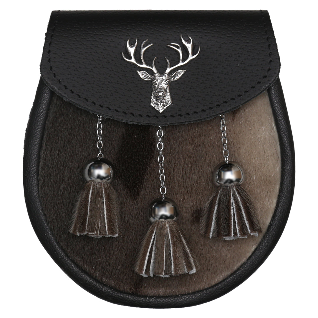 Stag Badge Semi-Dress Sporran