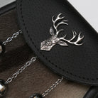 Stag Badge Semi-Dress Sporran Close
