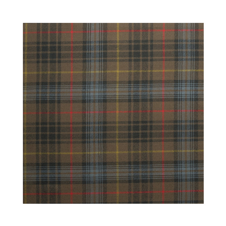 Fine Weight Tartan Scarf - Stewart Hunting Weathered