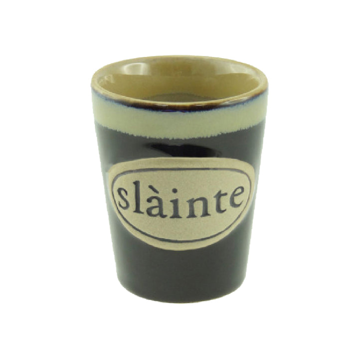 Stoneware Shot Cup - Slainte