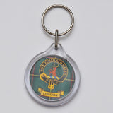 Clan Crest Plastic Key Chain - Strachan