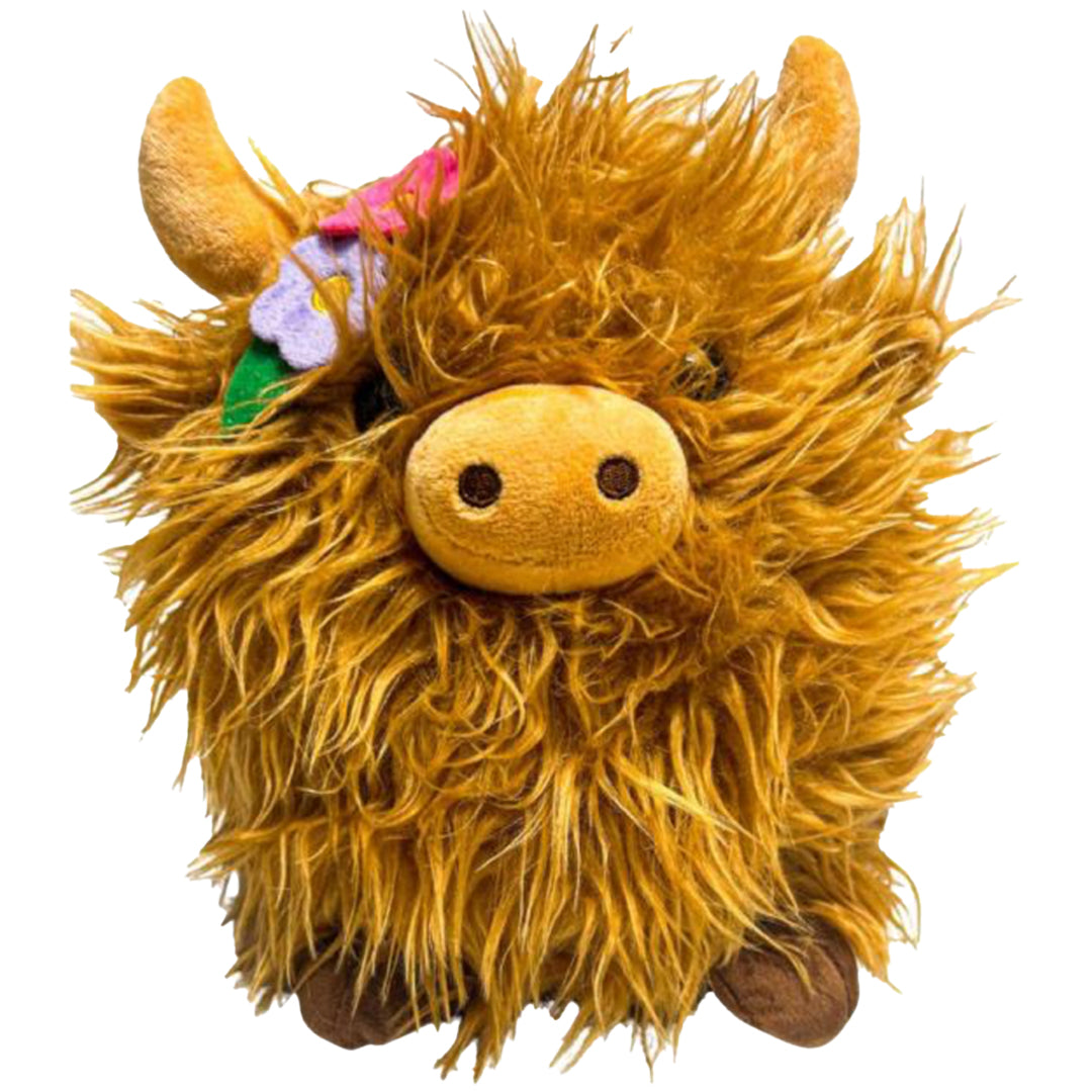 Tan Highland Daisy Cow