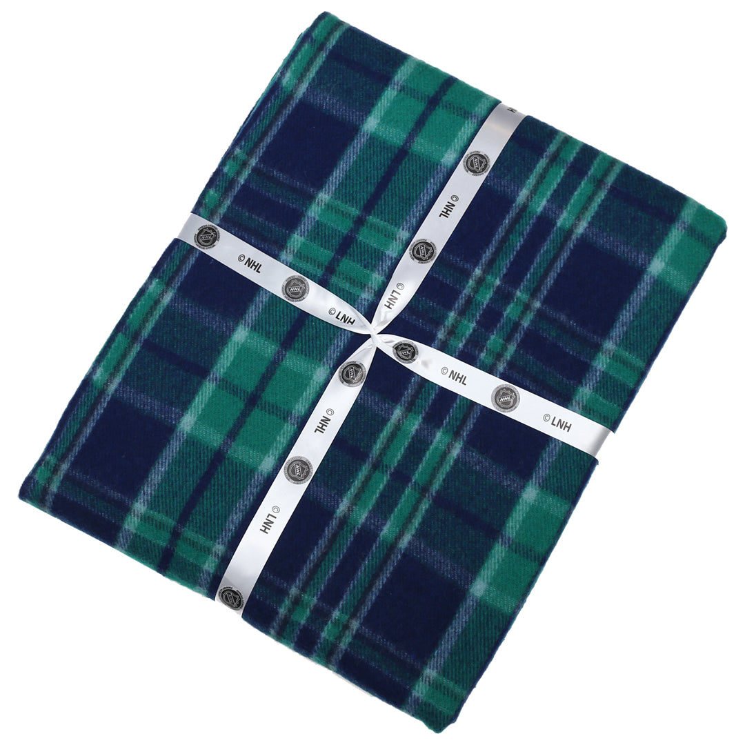 Tartan Blanket - Vancouver Canucks Wrapped