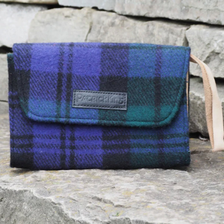 Tartan Clutch Purse - Black Watch