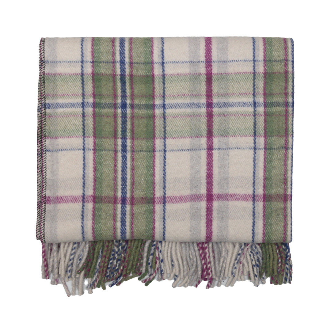 Tartan Lap Blanket - Chardonnay
