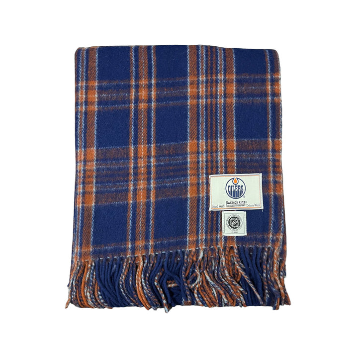 Tartan Lap Blanket - Edmonton Oilers