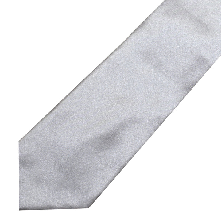 Tie - Shiny Silver