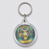 Clan Crest Plastic Key Chain - Todd