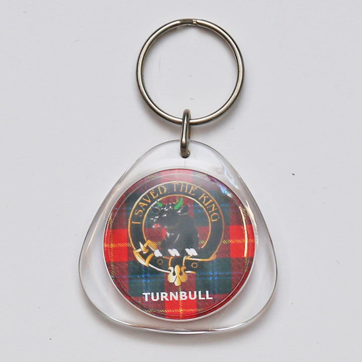 Clan Crest Plastic Key Chain - Turnbull