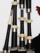 Used Bagpipes - Henderson Ivory and Nickel (1959) Close Bottom