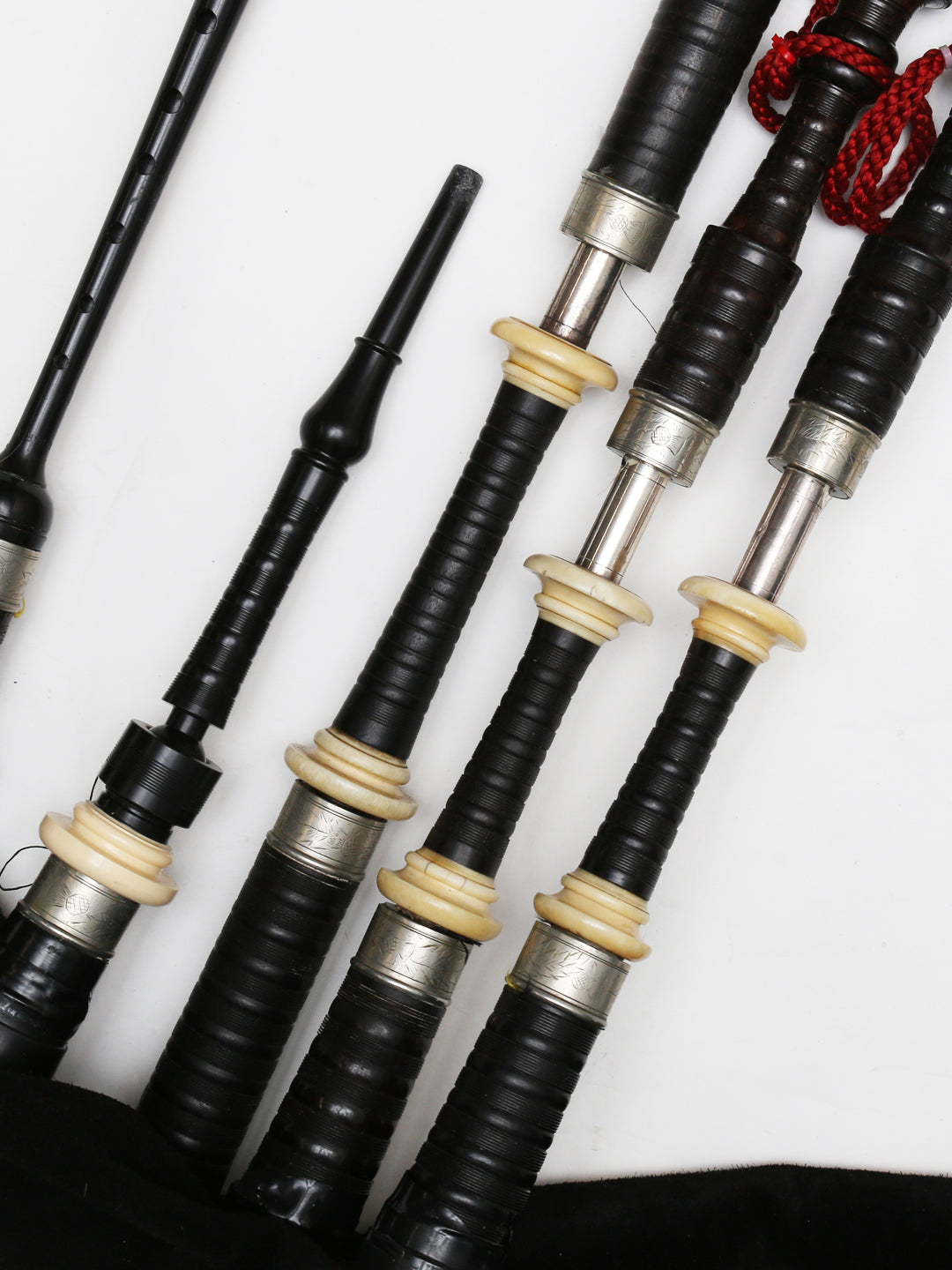 Used Bagpipes - Lawries (1910) Angle