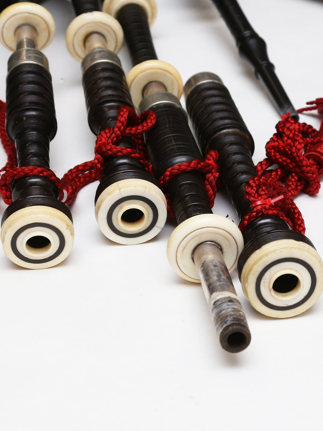 Used Bagpipes - Lawries (1910) Ring Caps