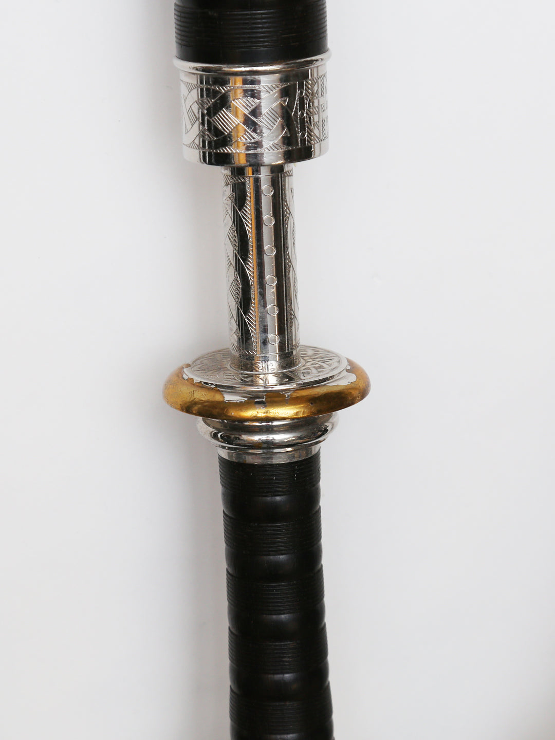 Used Bagpipes - McCallum Full Engraved Celtic Alloy (2008) Projecting Mount
