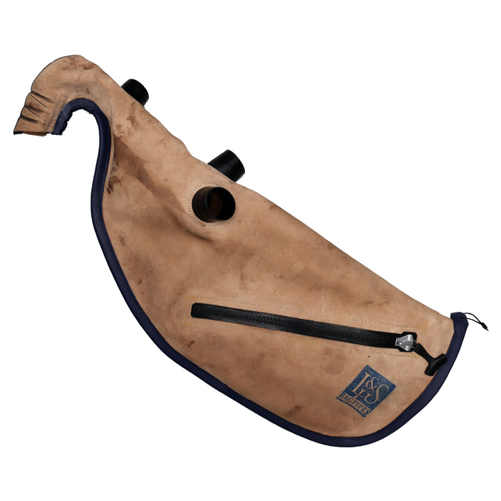 Used Lee and Sons Goatskin Pipe Bag - Large - Grommets/Zip