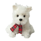 Westie with Tartan Scarf