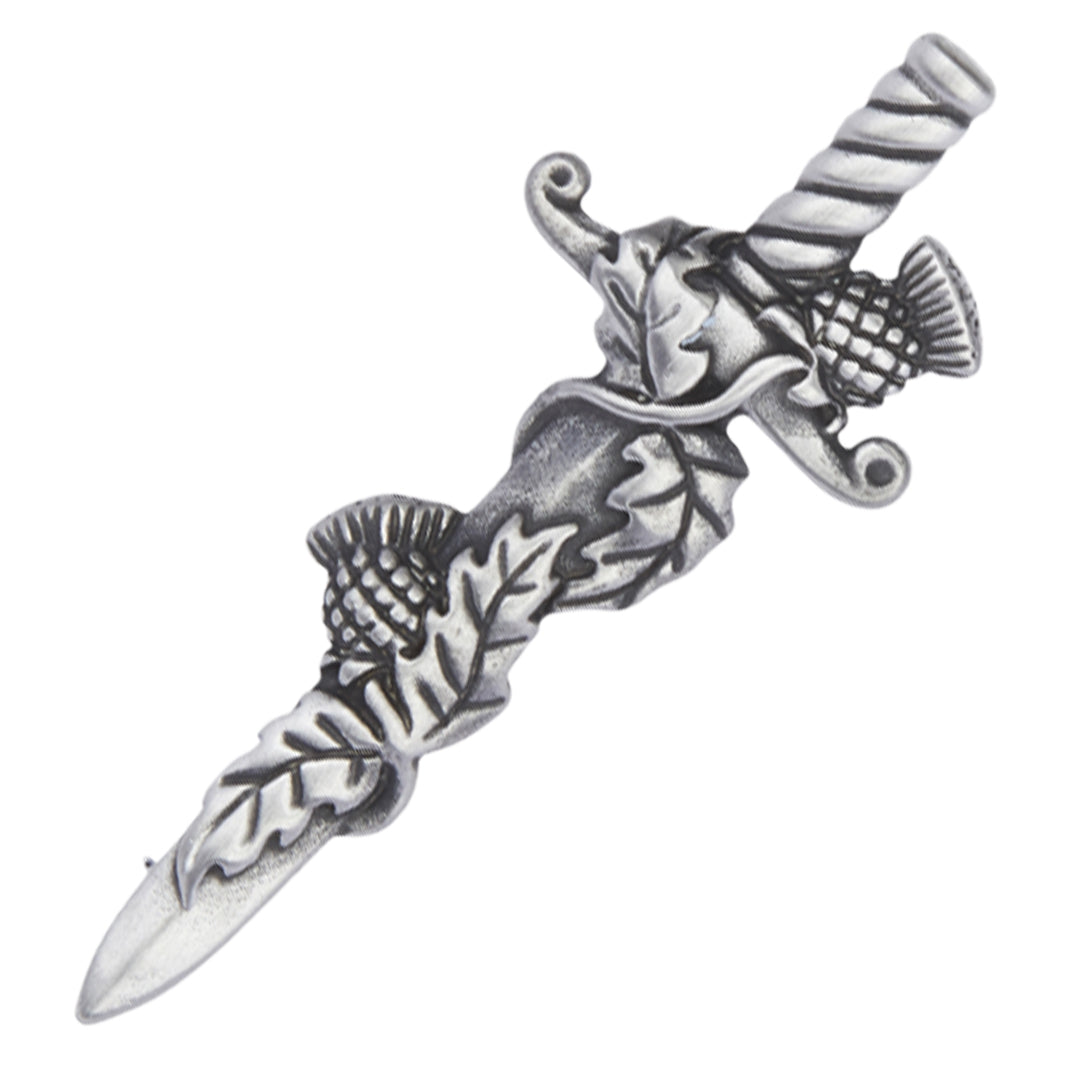 Wild Thistles Matte Kilt Pin
