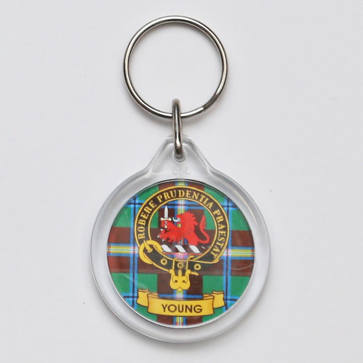 Clan Crest Plastic Key Chain - Young