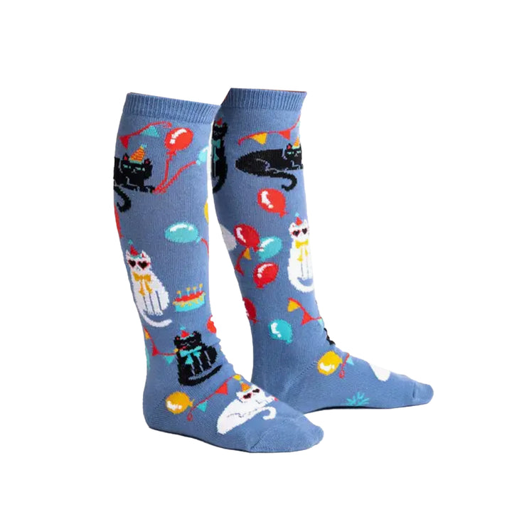 Youth Practice Knee High Socks (Party Cat)