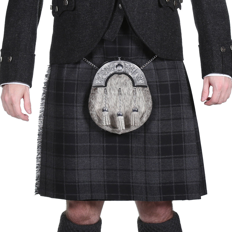 Grey granite hot sale tartan kilt