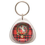 Clan Crest Plastic Key Chain - Adamson