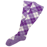Adult Dress Erskine Purple Tartan Hose
