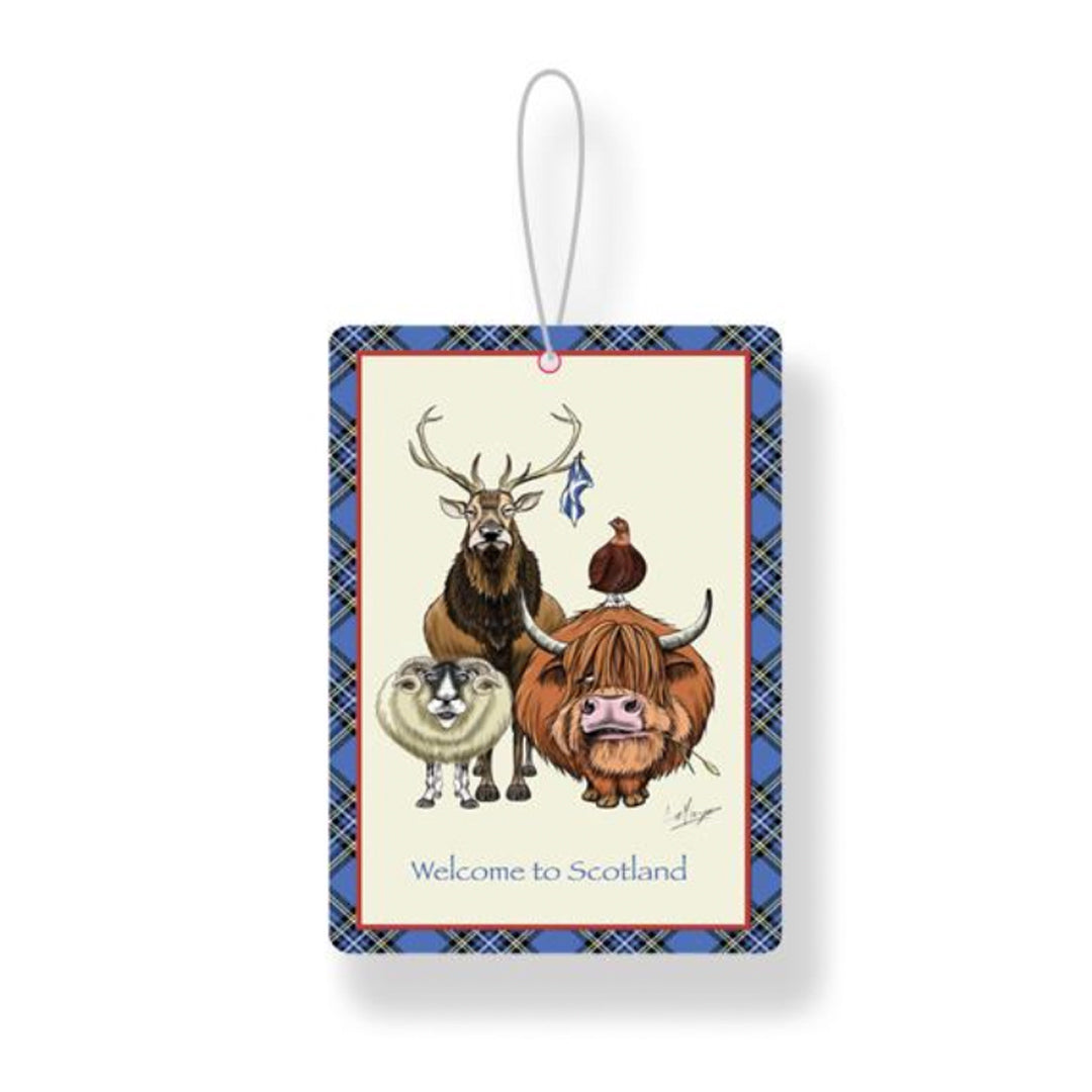 Air Freshener - Welcome To Scotland