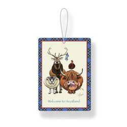 Air Freshener - Welcome To Scotland