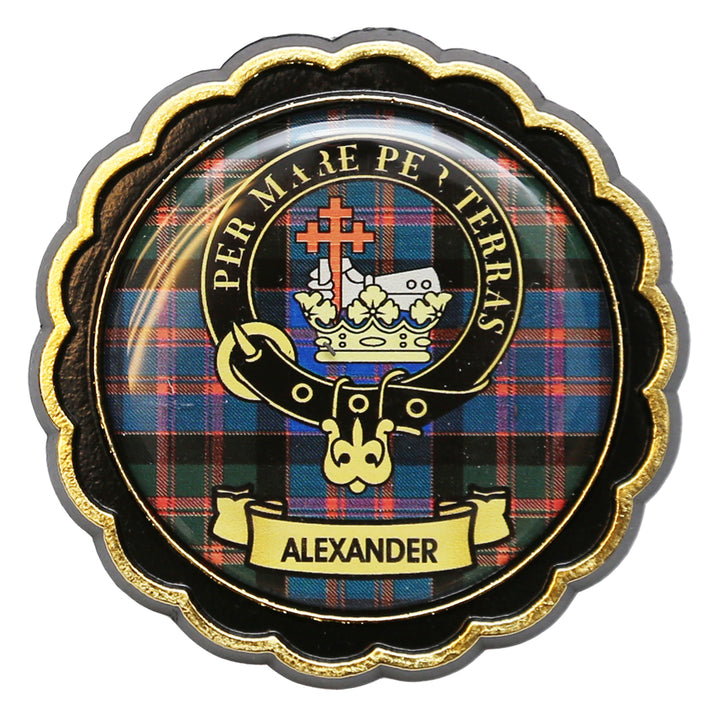 Clan Crest Fridge Magnet - Alexander