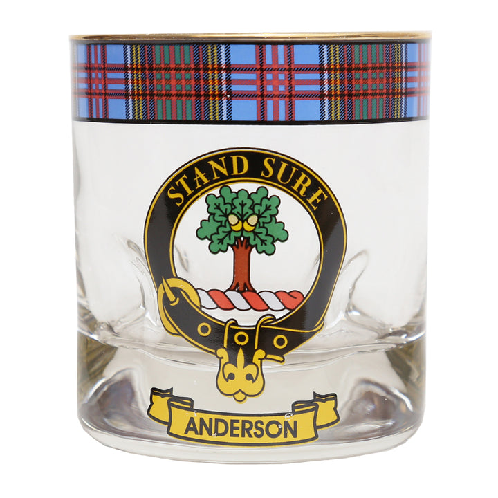 Clan Crest Whisky Glass - Anderson