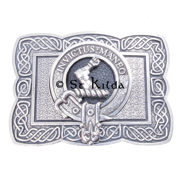 Clan Crest Belt Buckle - Armstrong