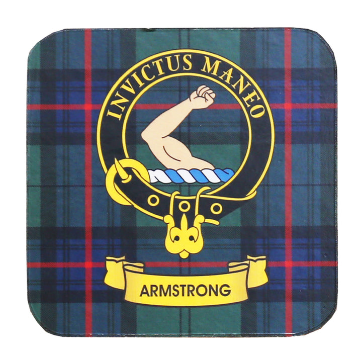 Clan Crest Drink Coaster - Armstrong