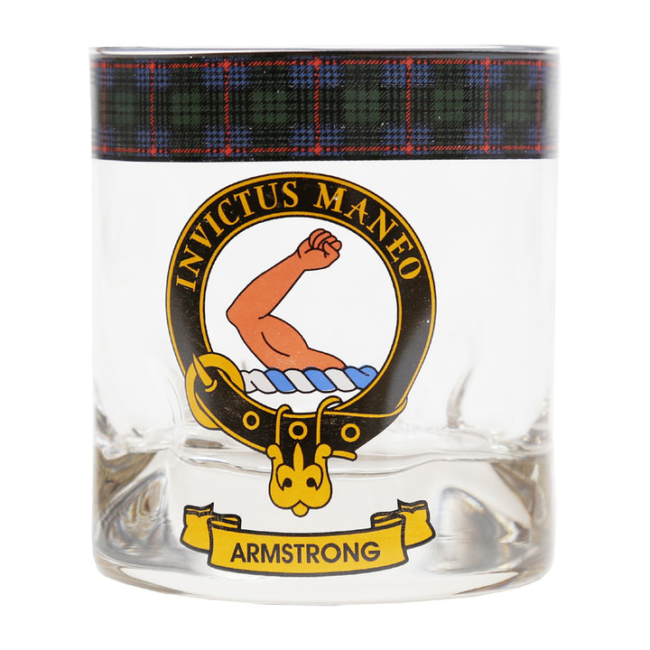 Clan Crest Whisky Glass - Armstrong