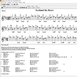 Bagpipe Music Writer GOLD