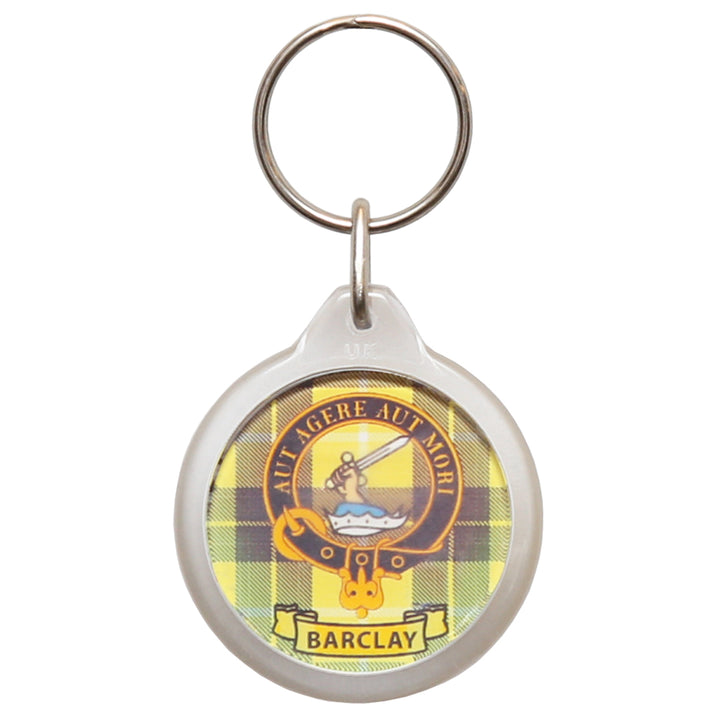 Clan Crest Plastic Key Chain - Barclay