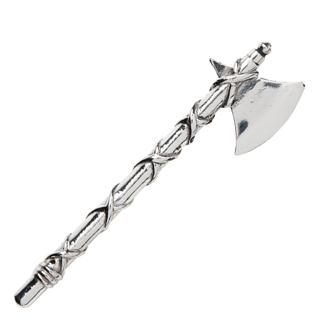 Battle Axe Kilt Pin Polished Pewter